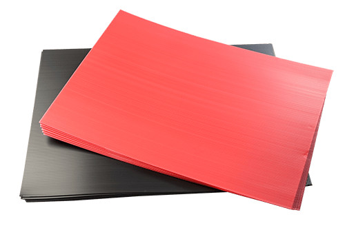 Kartonová plastová deska, bílý 800x1200mm - 10 kusů