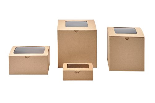 Krabice s průhledným víkem 210x210x210mm