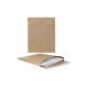 Kurýrní sáčky z kraft papíru 350x450x80mm s V dnem